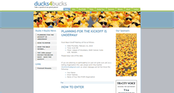 Desktop Screenshot of ducks4bucks.org